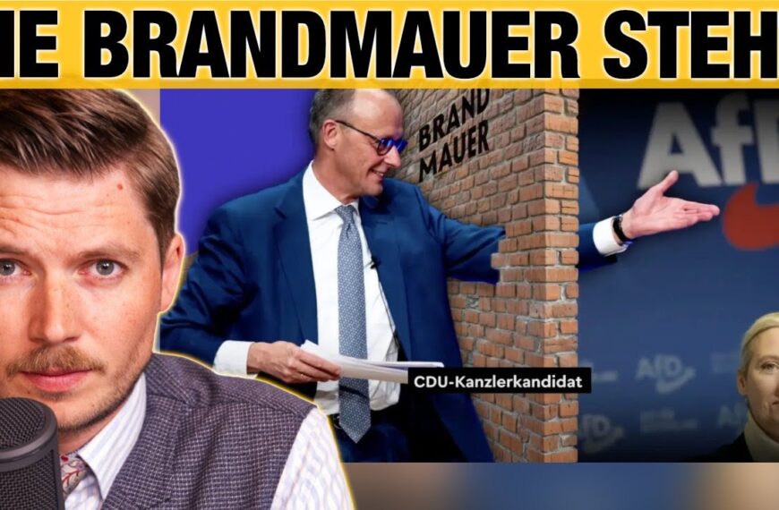 Friedrich Merz will die BRANDMAUER! Kann die CDU das überleben?