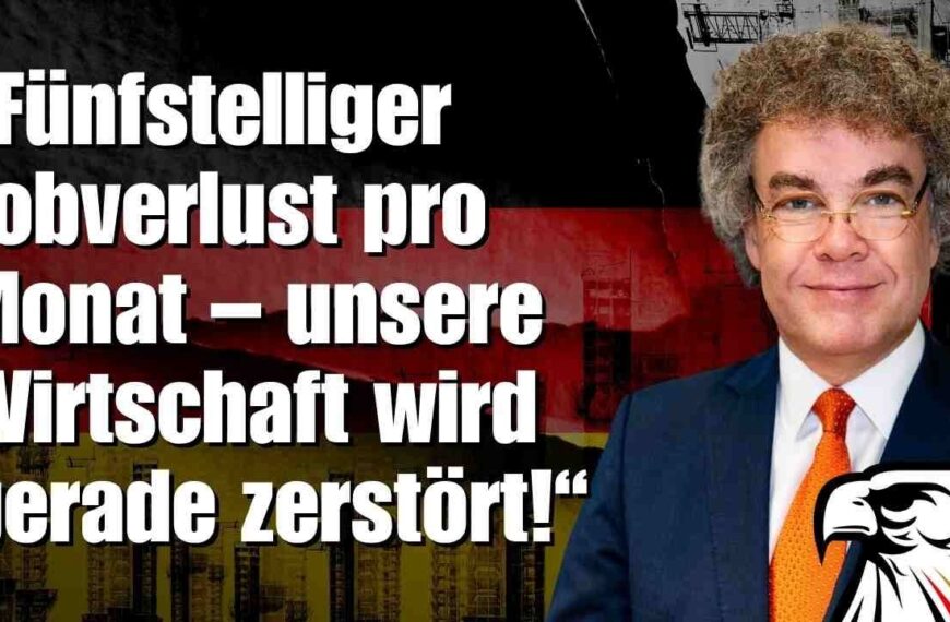 Fünfstelliger Jobverlust pro Monat – unsere Wirtschaft wird zerstört! | Matthias Moosdorf (AfD)