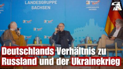 Mehr über den Artikel erfahren Gauland, Moosdorf & Klonovsky – Deutschlands Verhältnis zu Russland und der Ukrainekrieg
