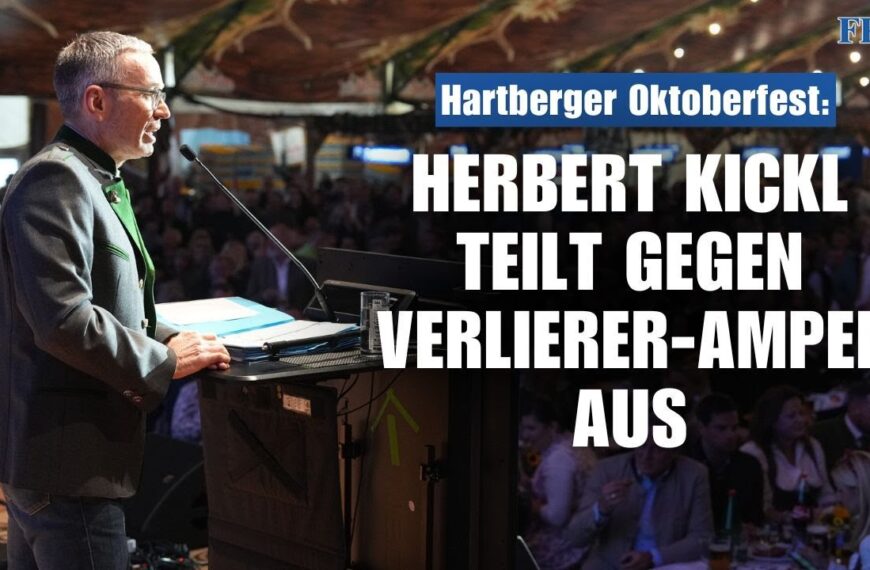 Herbert Kickl geht auf Koalition los – Hartberger Oktoberfest 2025