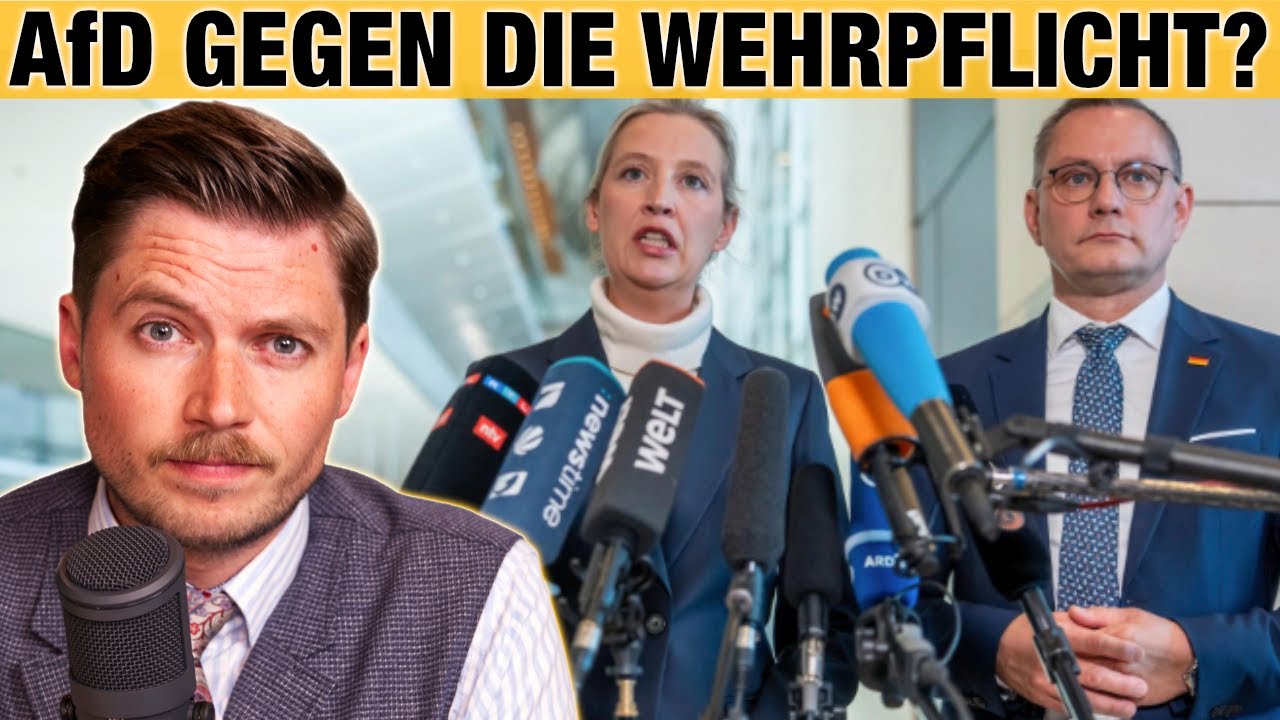 Mehr über den Artikel erfahren Ist die AfD plötzlich GEGEN eine Wehrpflicht?