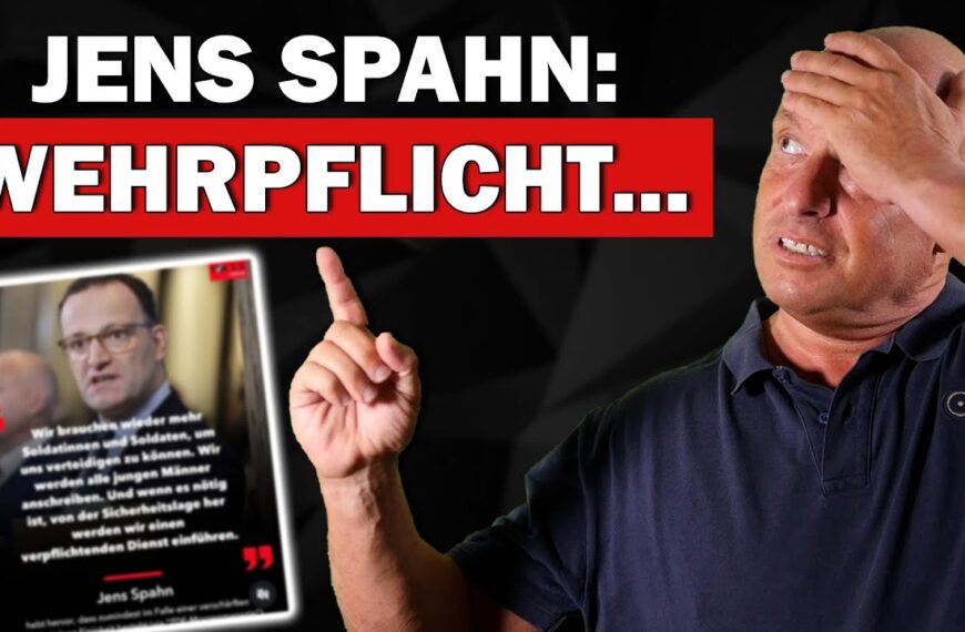 Jens Spahn: Jugendliche an die Kriegsfront?! Wehrpflicht jederzeit möglich!