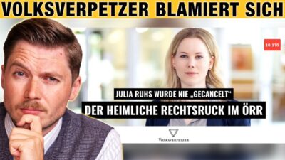 Mehr über den Artikel erfahren Julia Ruhs wurde NICHT gecancelt? VOLKSVERPETZER deckt Skandal auf! „Faktencheck“