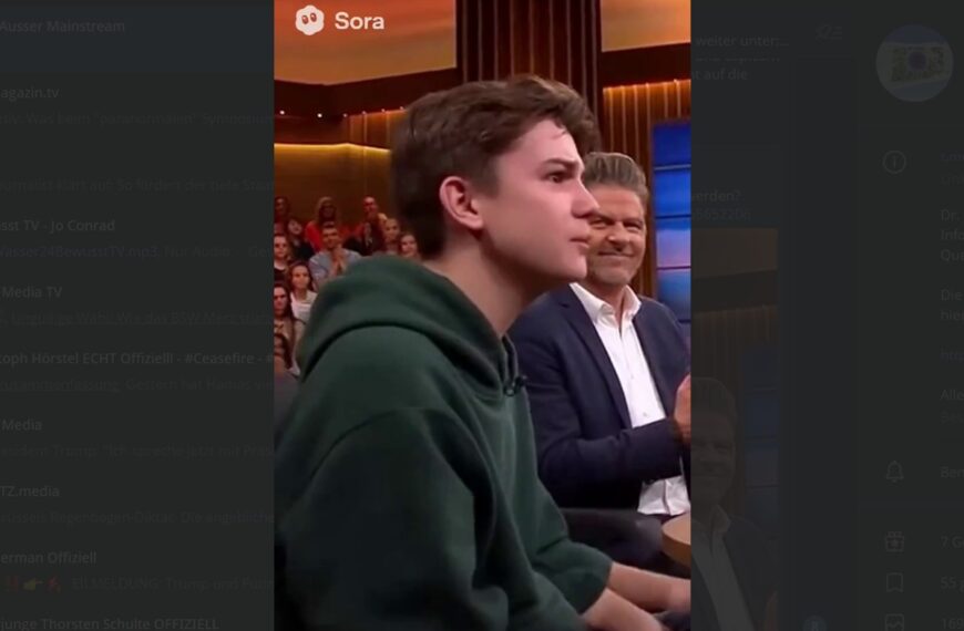Das nenne ich mal eine Sofortreaktion… jugendlich und explosiv