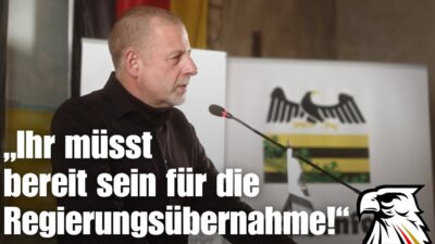 Mehr über den Artikel erfahren Kubitschek fordert von AfD: „Ihr müsst bereit sein für die Regierungsübernahme!“