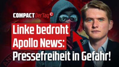 Mehr über den Artikel erfahren Linke bedroht Apollo News: Pressefreiheit in Gefahr!💥