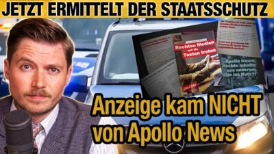 Mehr über den Artikel erfahren LINKE gegen Apollo News – Jetzt ermittelt der STAATSSCHUTZ!