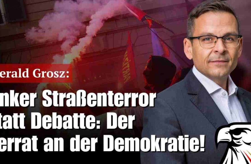Linker Straßenterror statt Debatte: Der Verrat an der Demokratie! | Gerald Grosz