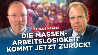 Mehr über den Artikel erfahren Markus Krall warnt: Massen-Arbeitslosigkeit kommt zurück, Enteignung beginnt!