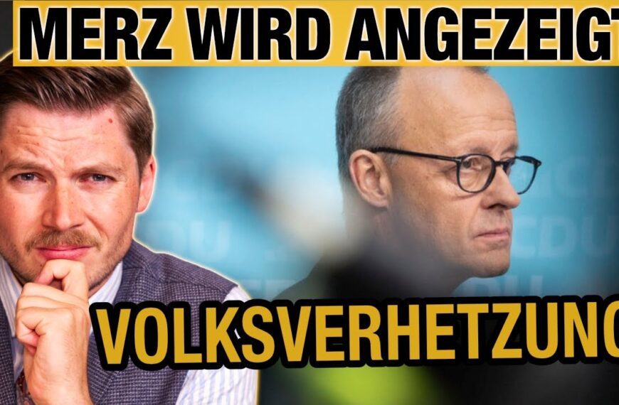 Merz: Anzeige wegen VOLKSVERHETZUNG! Demo vor CDU-Zentrale – Das ENDE der CDU?