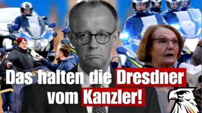 Mehr über den Artikel erfahren Merz in Dresden: Das halten die Bürger vom Kanzler!