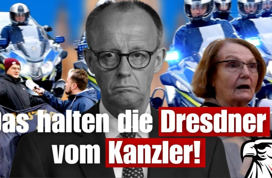 Merz in Dresden: Das halten die Bürger vom Kanzler!