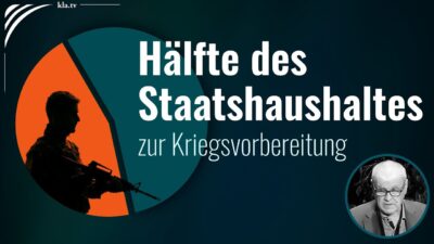 Mehr über den Artikel erfahren Nato fordert jährlich die Hälfte des deutschen Staatshaushaltes zur Kriegsvorbereitung!