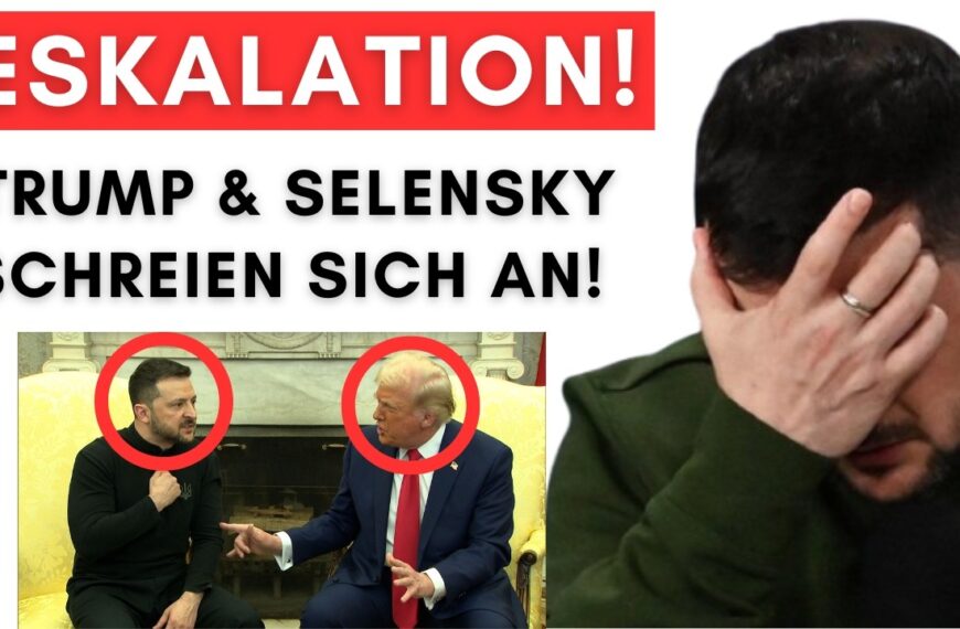 Neues „Schreiduell“ im weißen Haus, Trump rastet aus! + EU will Weltraumschild