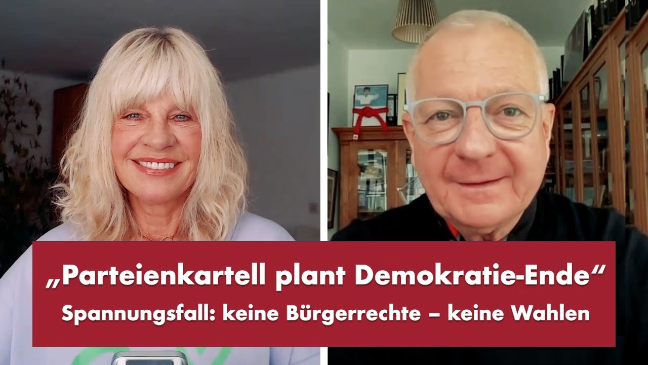 Mehr über den Artikel erfahren „Parteienkartell plant Demokratie-Ende“ – Punkt.PRERADOVIC mit Patrik Baab