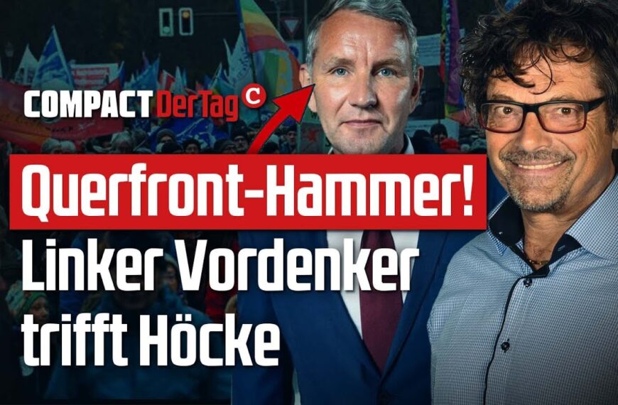 Querfront-Hammer! Linker Vordenker trifft Höcke💥