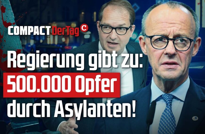 Regierung gibt zu: 500.000 Opfer durch Asylanten!💥