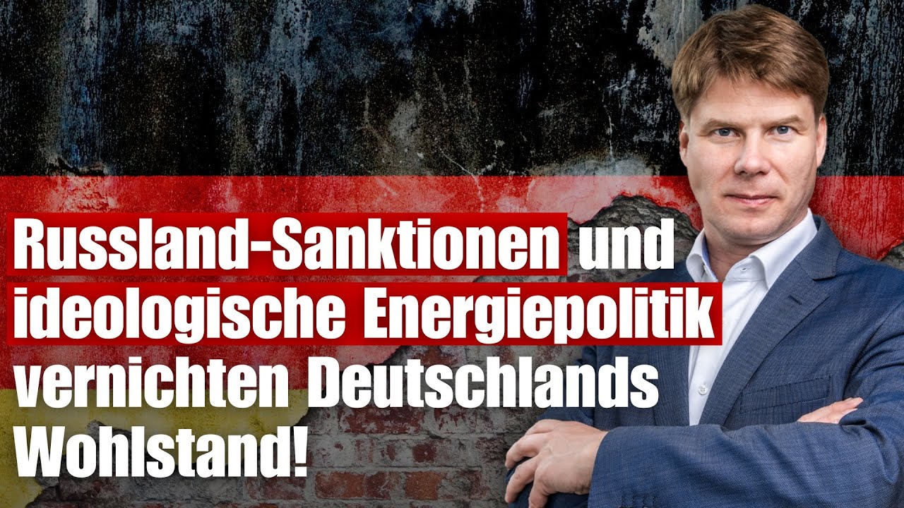Mehr über den Artikel erfahren Russland-Sanktionen und ideologische Energiepolitik vernichten Deutschlands Wohlstand!