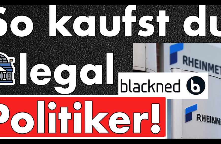 Schmiergeld heißt jetzt Klimapflege! Kauf dir deinen Abgeordneten – Staatsanwalt sagt: Legal!