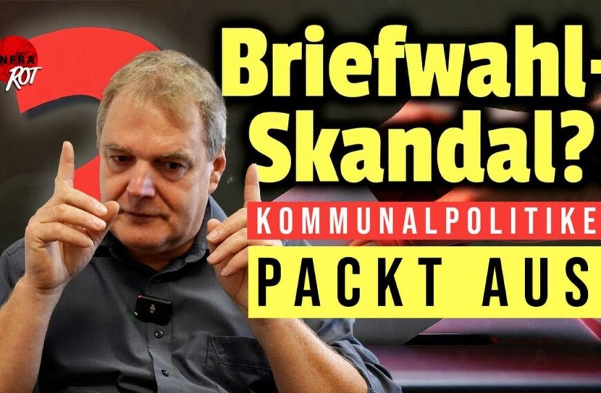 Seltsame Briefwahl: Ein Kommunalpolitiker spricht Klartext!
