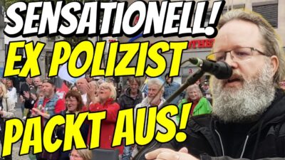 Mehr über den Artikel erfahren Sensationelle Rede Ex POLIZIST 💥 Abrechnung mit der Regierung! Kriminologe & Verfassungsrechtler