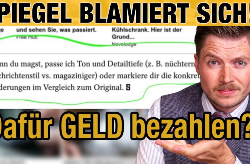 Spiegel „Journalist“ blamiert sich mit KI-Beitrag! Relotius-Presse zurück
