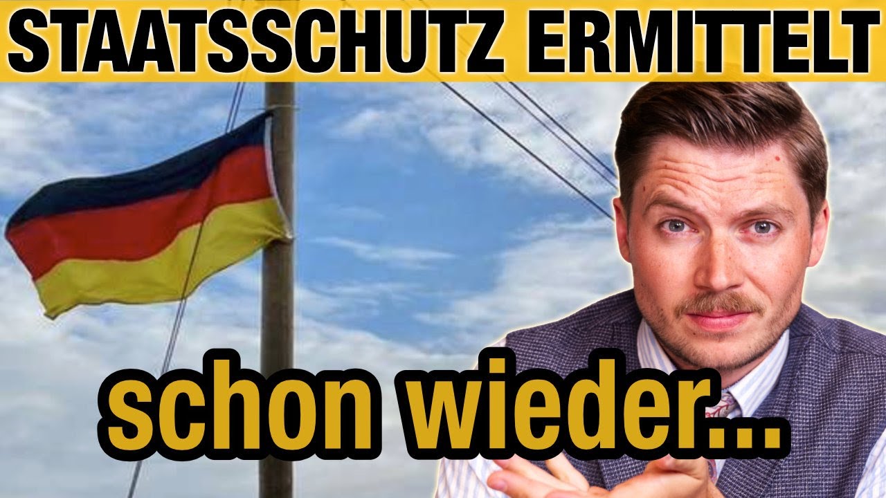 Mehr über den Artikel erfahren Staatsschutz ermittelt WIEDER! Deutschlandflaggen in Deutschland aufgehangen!