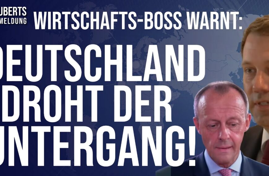 Top-Boss fordert radikale Politik-Wende💥Gestern eine Verschwörungstheorie… Zerstörung Deutschlands