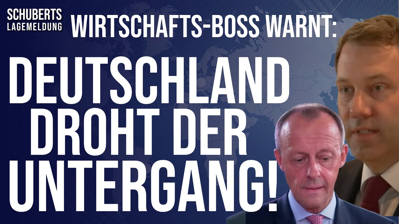 Mehr über den Artikel erfahren Top-Boss fordert radikale Politik-Wende💥Gestern eine Verschwörungstheorie… Zerstörung Deutschlands