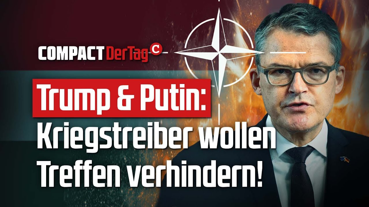 Mehr über den Artikel erfahren Trump & Putin: Kriegstreiber wollen Treffen verhindern!💥