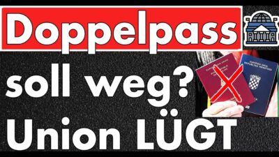 Mehr über den Artikel erfahren Union träumt vom Ende der doppelten Staatsbürgerschaft! Selbst mit der AfD dauert es Jahre!
