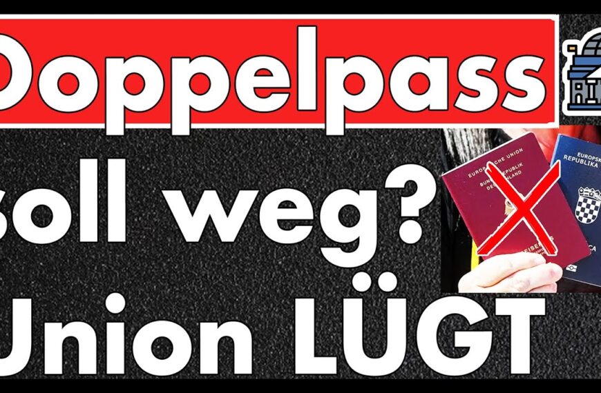 Union träumt vom Ende der doppelten Staatsbürgerschaft! Selbst mit der AfD dauert es Jahre!