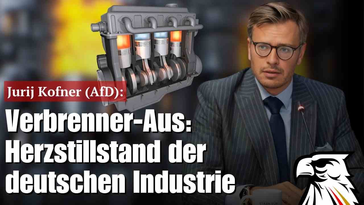Verbrenner-Aus: Herzstillstand der deutschen Industrie | Jurij Kofner (AfD)