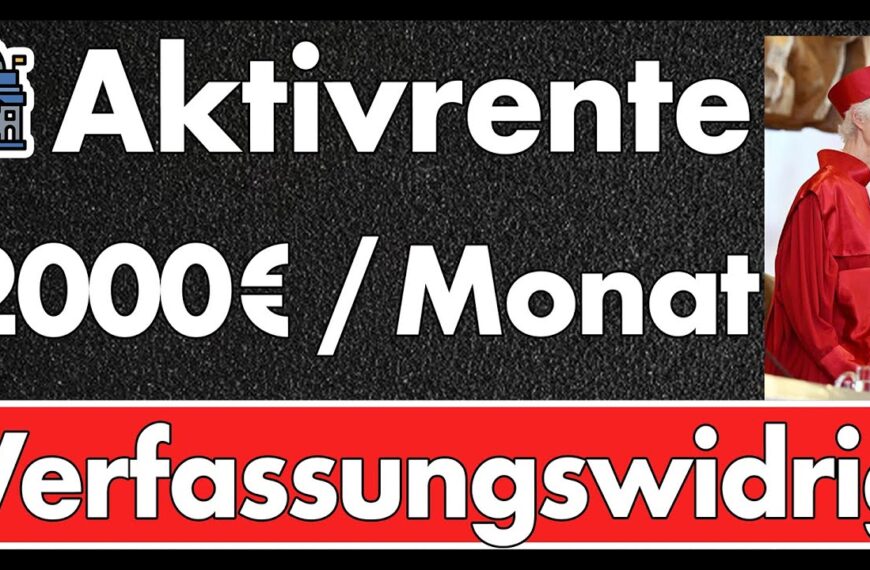Verfassungsbruch mit Ansage! 2000 € steuerfrei für Rentner? Die Qualität der Gesetze ist ungenügend!