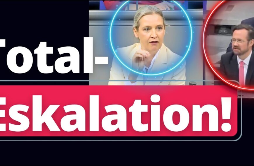 Vor 2 Stunden: Eklat während Alice Weidel Rede! Klöckner völlig daneben!