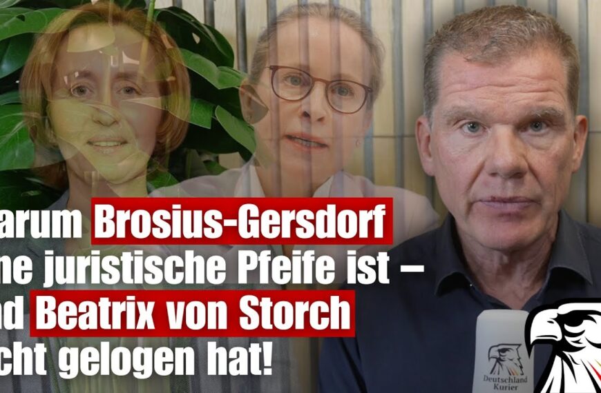 Warum Brosius-Gersdorf eine juristische Pfeife ist – und Beatrix von Storch nicht gelogen hat!