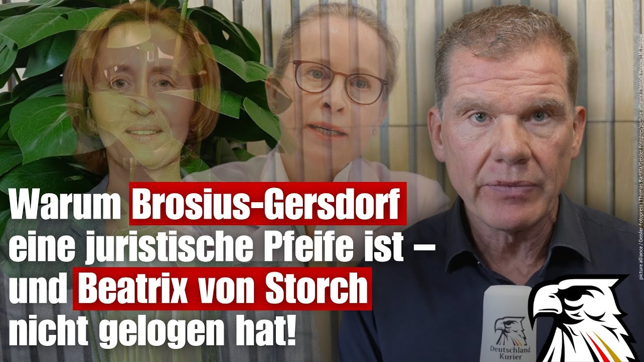 Mehr über den Artikel erfahren Warum Brosius-Gersdorf eine juristische Pfeife ist – und Beatrix von Storch nicht gelogen hat!