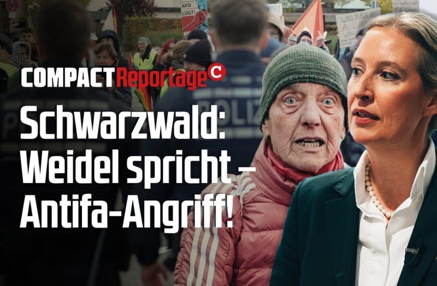Weidel spricht, Antifa greift an! AfD vor Landtagswahl
