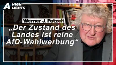Mehr über den Artikel erfahren Werner Patzelt über den unaufhaltbaren Siegeszug der AfD | Highlight