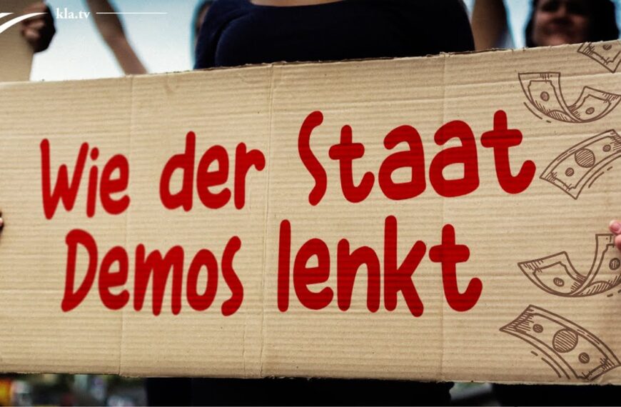 Wie der Staat mit Steuergeldern Demos lenkt