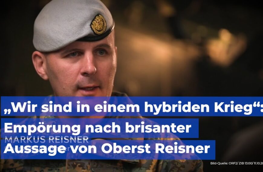 „Wir sind in einem hybriden Krieg“: Empörung nach brisanter Aussage von Oberst Reisner im ORF