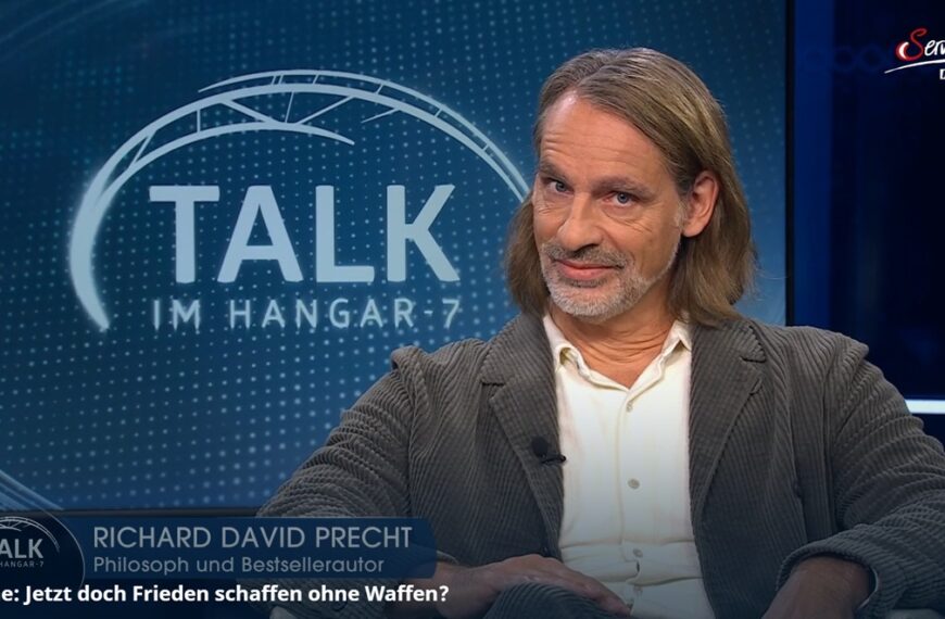 Talk im Hangar-7 I Ukraine: Jetzt doch Frieden schaffen ohne Waffen? – mit David Precht