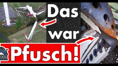Mehr über den Artikel erfahren Abgestürztes Windrad aus Havixbeck war Pfusch! Unfallstelle nicht gesperrt – keine Bergung!