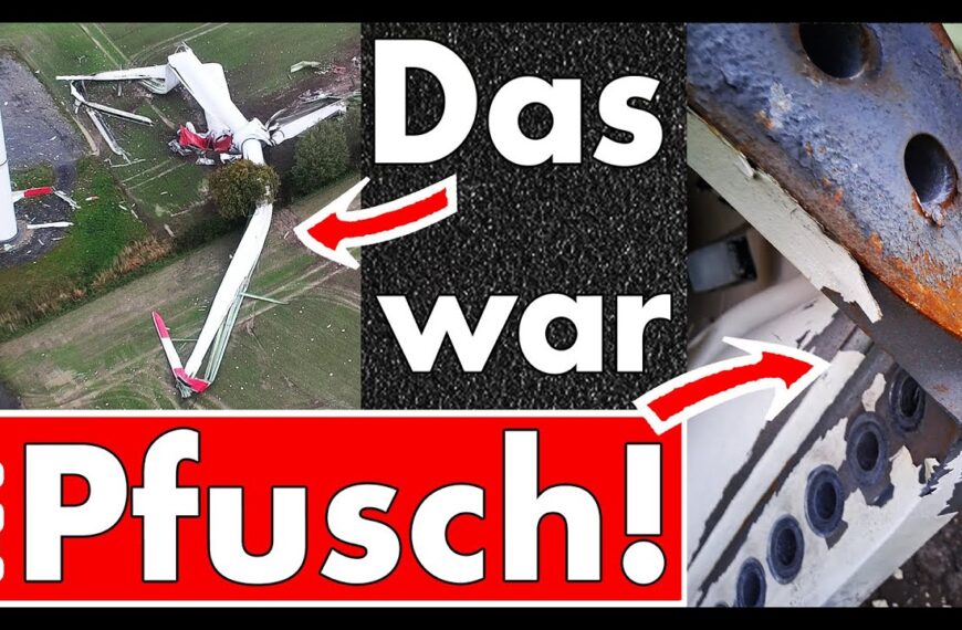 Abgestürztes Windrad aus Havixbeck war Pfusch! Unfallstelle nicht gesperrt – keine Bergung!