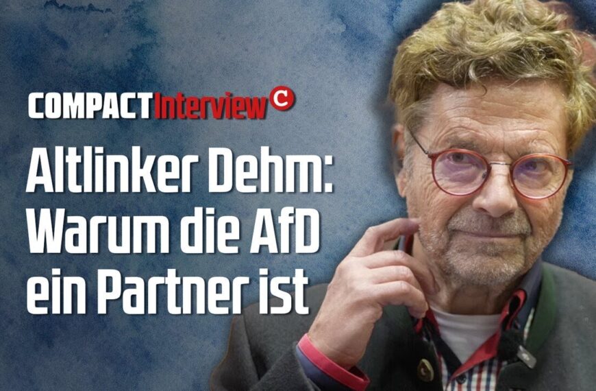 Altlinker Dehm: Warum die AfD ein Partner ist!