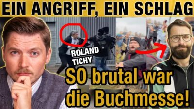 Mehr über den Artikel erfahren ANGRIFF auf Roland Tichy?! „Schlag“ gegen Grünen-Politiker – Buchmesse Seitenwechsel
