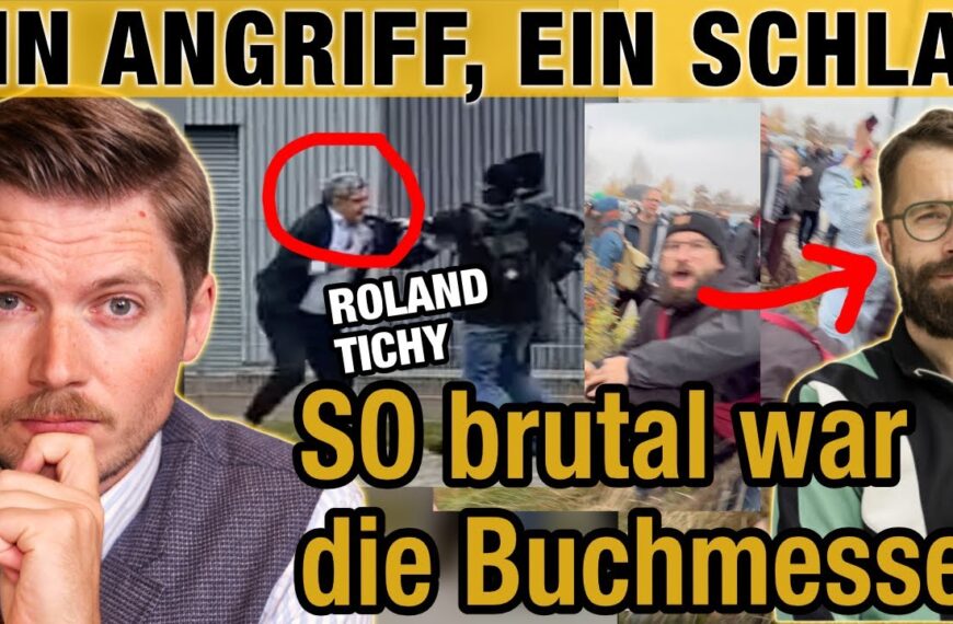ANGRIFF auf Roland Tichy?! „Schlag“ gegen Grünen-Politiker – Buchmesse Seitenwechsel