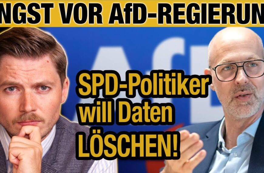 ANGST vor AfD-Regierung – SPD-Politiker will DATEN löschen! Ankündigung einer Straftat?