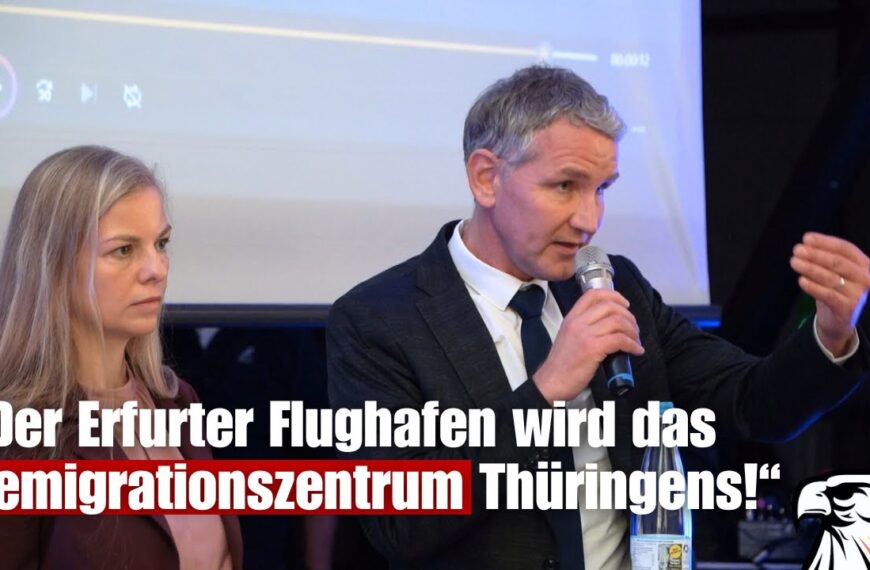 Björn Höcke (AfD): „Der Erfurter Flughafen wird das Remigrationszentrum Thüringens!“
