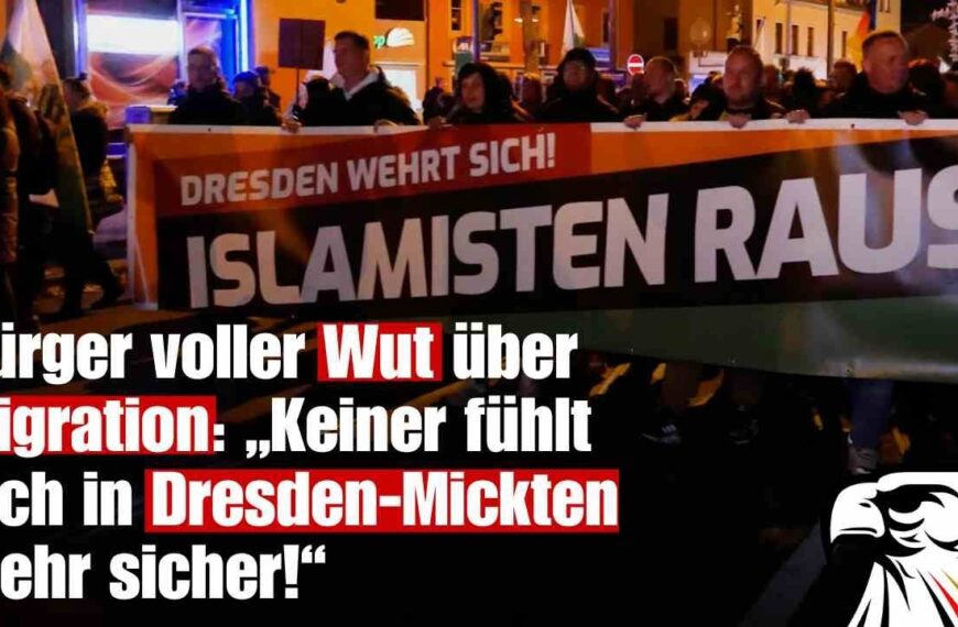 Bürger voller Wut über Migration: „Keiner fühlt sich in Dresden-Mickten mehr sicher!“